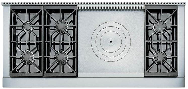 Wolf DF606F 60" Freestanding Dual Fuel Range with Double Oven, 6